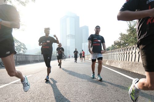 Race photo from Soft Launching Buku "Enggak Lari, Enggak Keren" & IdeaRun
