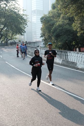 Race photo from Soft Launching Buku "Enggak Lari, Enggak Keren" & IdeaRun