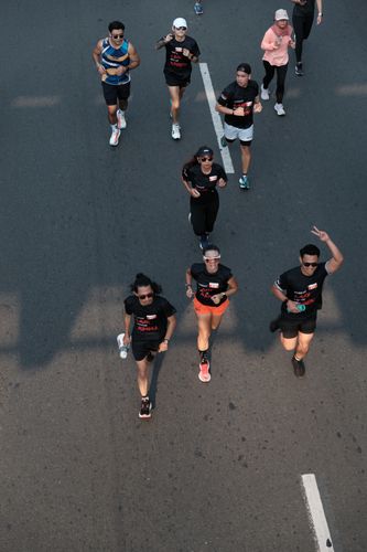Race photo from Soft Launching Buku "Enggak Lari, Enggak Keren" & IdeaRun