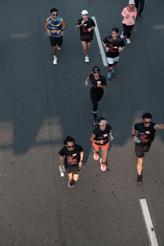 Race photo from Soft Launching Buku "Enggak Lari, Enggak Keren" & IdeaRun