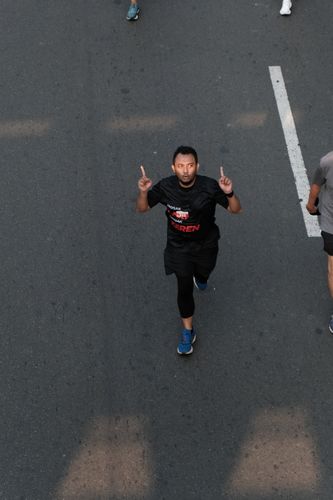 Race photo from Soft Launching Buku "Enggak Lari, Enggak Keren" & IdeaRun