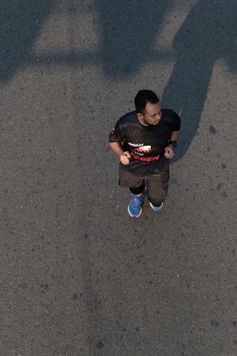 Race photo from Soft Launching Buku "Enggak Lari, Enggak Keren" & IdeaRun