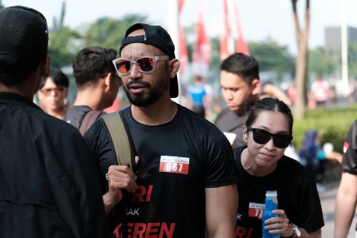 Race photo from Soft Launching Buku "Enggak Lari, Enggak Keren" & IdeaRun