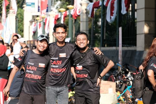 Race photo from Soft Launching Buku "Enggak Lari, Enggak Keren" & IdeaRun
