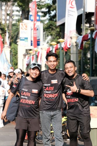 Race photo from Soft Launching Buku "Enggak Lari, Enggak Keren" & IdeaRun
