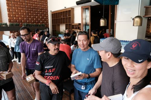 Race photo from Soft Launching Buku "Enggak Lari, Enggak Keren" & IdeaRun