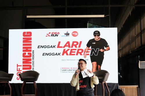 Race photo from Soft Launching Buku "Enggak Lari, Enggak Keren" & IdeaRun