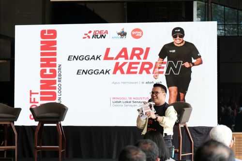Race photo from Soft Launching Buku "Enggak Lari, Enggak Keren" & IdeaRun