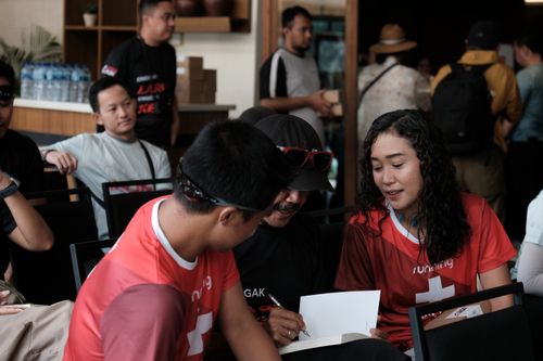 Race photo from Soft Launching Buku "Enggak Lari, Enggak Keren" & IdeaRun