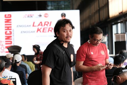 Race photo from Soft Launching Buku "Enggak Lari, Enggak Keren" & IdeaRun