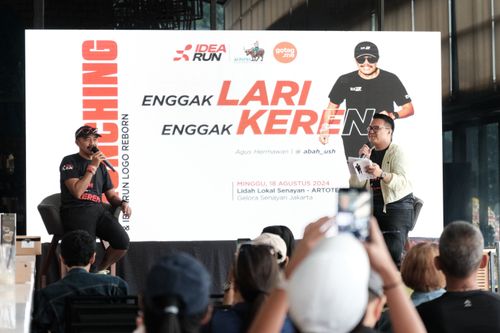 Race photo from Soft Launching Buku "Enggak Lari, Enggak Keren" & IdeaRun