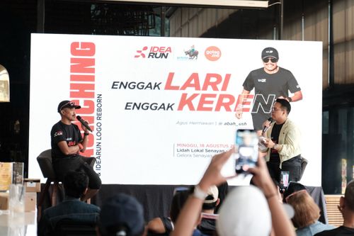 Race photo from Soft Launching Buku "Enggak Lari, Enggak Keren" & IdeaRun