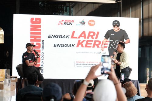 Race photo from Soft Launching Buku "Enggak Lari, Enggak Keren" & IdeaRun