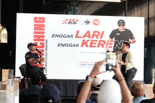 Race photo from Soft Launching Buku "Enggak Lari, Enggak Keren" & IdeaRun
