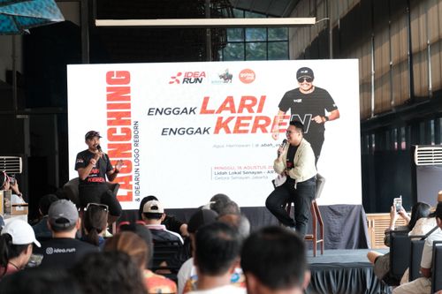 Race photo from Soft Launching Buku "Enggak Lari, Enggak Keren" & IdeaRun