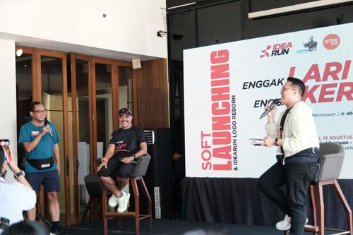 Race photo from Soft Launching Buku "Enggak Lari, Enggak Keren" & IdeaRun