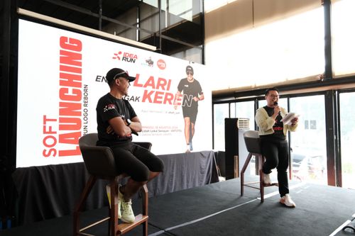 Race photo from Soft Launching Buku "Enggak Lari, Enggak Keren" & IdeaRun