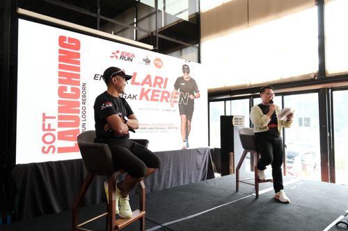 Race photo from Soft Launching Buku "Enggak Lari, Enggak Keren" & IdeaRun