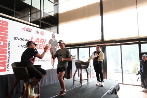 Race photo from Soft Launching Buku "Enggak Lari, Enggak Keren" & IdeaRun