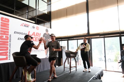 Race photo from Soft Launching Buku "Enggak Lari, Enggak Keren" & IdeaRun