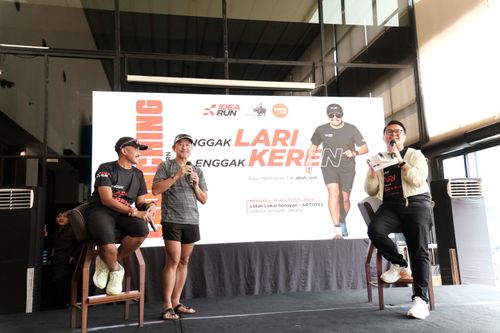 Race photo from Soft Launching Buku "Enggak Lari, Enggak Keren" & IdeaRun