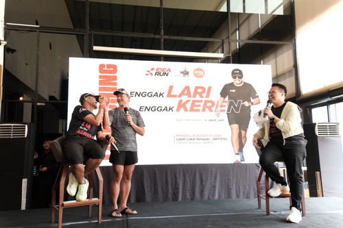 Race photo from Soft Launching Buku "Enggak Lari, Enggak Keren" & IdeaRun