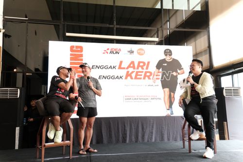 Race photo from Soft Launching Buku "Enggak Lari, Enggak Keren" & IdeaRun