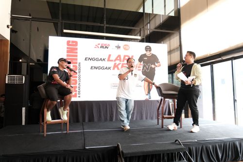 Race photo from Soft Launching Buku "Enggak Lari, Enggak Keren" & IdeaRun