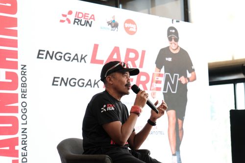 Race photo from Soft Launching Buku "Enggak Lari, Enggak Keren" & IdeaRun