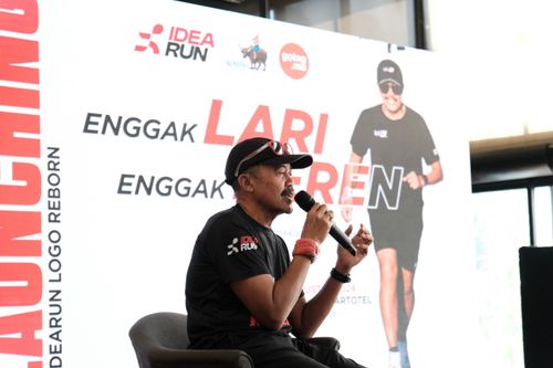 Race photo from Soft Launching Buku "Enggak Lari, Enggak Keren" & IdeaRun