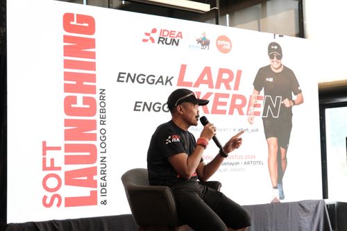 Race photo from Soft Launching Buku "Enggak Lari, Enggak Keren" & IdeaRun