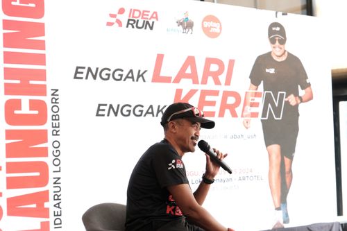 Race photo from Soft Launching Buku "Enggak Lari, Enggak Keren" & IdeaRun
