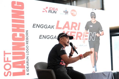 Race photo from Soft Launching Buku "Enggak Lari, Enggak Keren" & IdeaRun
