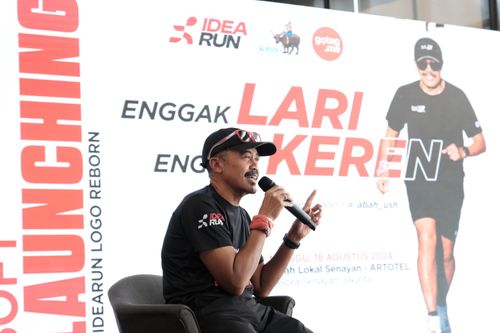 Race photo from Soft Launching Buku "Enggak Lari, Enggak Keren" & IdeaRun