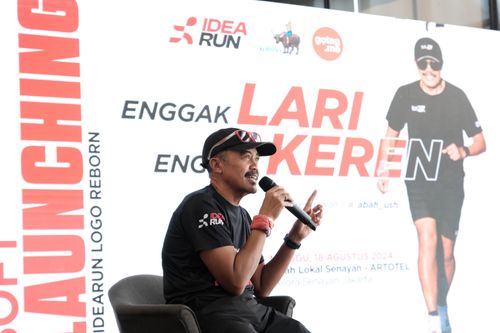 Race photo from Soft Launching Buku "Enggak Lari, Enggak Keren" & IdeaRun