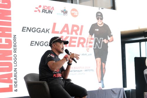 Race photo from Soft Launching Buku "Enggak Lari, Enggak Keren" & IdeaRun