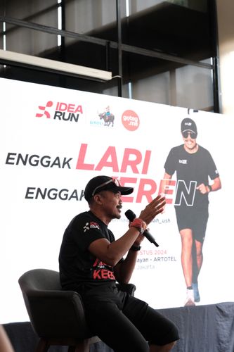 Race photo from Soft Launching Buku "Enggak Lari, Enggak Keren" & IdeaRun
