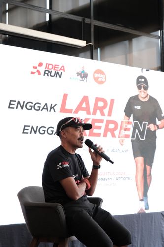 Race photo from Soft Launching Buku "Enggak Lari, Enggak Keren" & IdeaRun