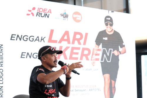 Race photo from Soft Launching Buku "Enggak Lari, Enggak Keren" & IdeaRun
