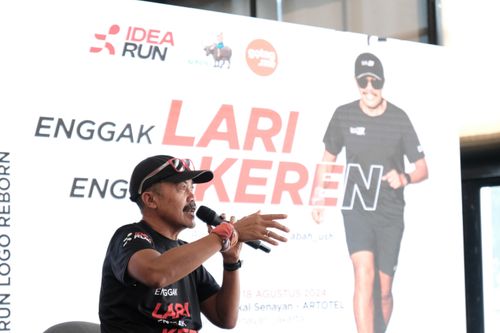 Race photo from Soft Launching Buku "Enggak Lari, Enggak Keren" & IdeaRun