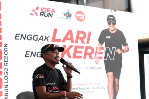Race photo from Soft Launching Buku "Enggak Lari, Enggak Keren" & IdeaRun