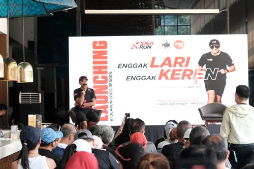 Race photo from Soft Launching Buku "Enggak Lari, Enggak Keren" & IdeaRun