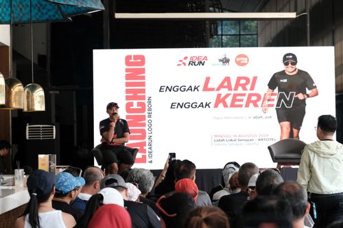 Race photo from Soft Launching Buku "Enggak Lari, Enggak Keren" & IdeaRun