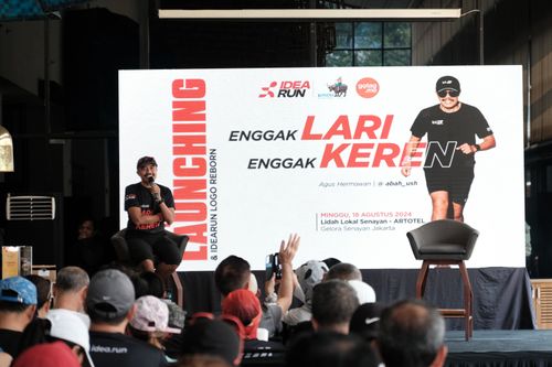 Race photo from Soft Launching Buku "Enggak Lari, Enggak Keren" & IdeaRun