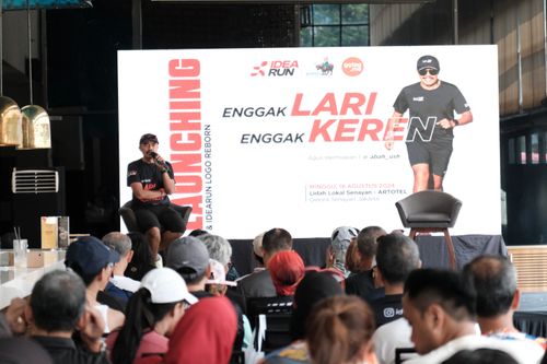 Race photo from Soft Launching Buku "Enggak Lari, Enggak Keren" & IdeaRun