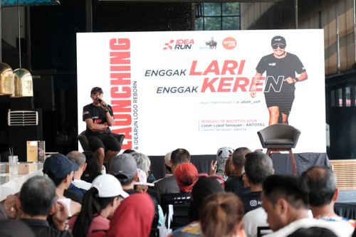 Race photo from Soft Launching Buku "Enggak Lari, Enggak Keren" & IdeaRun