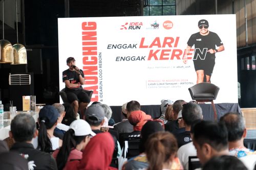 Race photo from Soft Launching Buku "Enggak Lari, Enggak Keren" & IdeaRun
