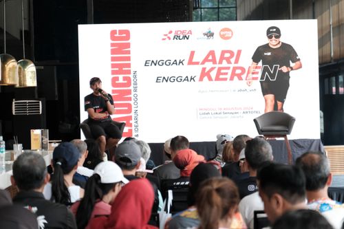 Race photo from Soft Launching Buku "Enggak Lari, Enggak Keren" & IdeaRun