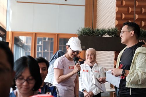 Race photo from Soft Launching Buku "Enggak Lari, Enggak Keren" & IdeaRun