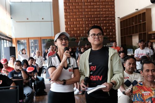 Race photo from Soft Launching Buku "Enggak Lari, Enggak Keren" & IdeaRun